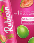 Rubicon Sparkling Guava Beverage  Pack of 12 12 Fl Oz Cans  Fruit Flavor Carbonated Drink  90 Calories per Can  Made with Real Fruit Juice  AllergenFree  Vegan Friendly  No Artificial Sweeteners