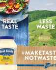 Hellmann's Real Mayonnaise Real Mayo For a Creamy Sandwich Spread or Condiment Gluten Free, Made With 100% Cage-Free Eggs 15 oz