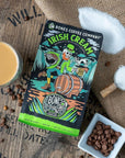 Bones Coffee Company Irish Cream - 12 oz Medium Roast Arabica Low Acid Coffee