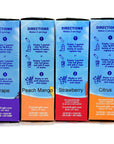 Crystal Light On The Go With Caffeine Drink Mix Variety Pack 4 Flavors 2 Boxes of Each Flavor 8 Boxes Total