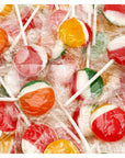 Fruit Lollipops Hard Candy Bulk Pack 2 Pounds 75 Count Party Favors Pinata Stuffers