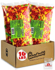 Mike and Ike Original Flavors Bulk Pack of 10lbs  2 Bulk Bags of Chewy Movie Candy Bulk Pack  Mike and Ike Candy Bulk Pack  Bundle with WhataBundle Pocket Bag