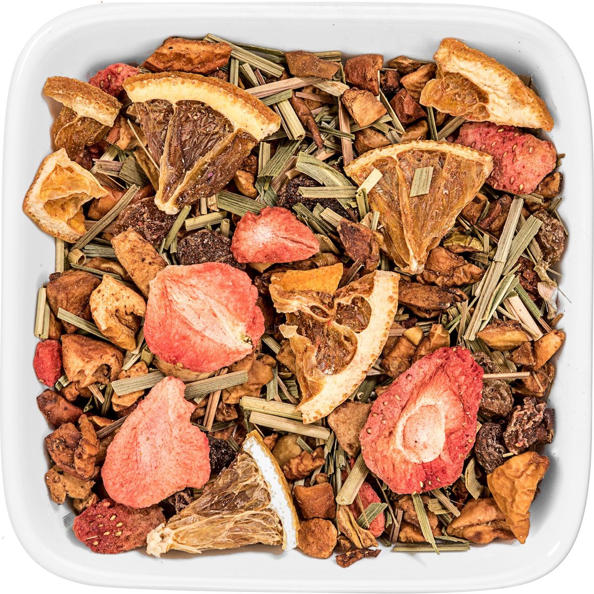 Tealyra  Lovely Lemongrass  Strawberry  Orange  Fruity Herbal Loose Leaf Tea  Hot and Iced Drink  Vitamins and Antioxidants Rich  Caffeine Free  All Natural  112g 4ounce