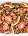 Tealyra  Lovely Lemongrass  Strawberry  Orange  Fruity Herbal Loose Leaf Tea  Hot and Iced Drink  Vitamins and Antioxidants Rich  Caffeine Free  All Natural  112g 4ounce