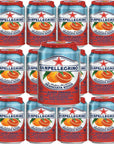 San Pellegrino Blood Orange 115 oz cans pack of 12 with Bay Area Marketplace Napkins