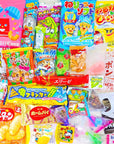 Sakura Box Japanese Snacks  Candy 30 Piece Dagashi Set Gift Box