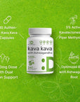 Kava Kava Supplement 750mg Per Serving - 240 Capsules