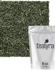 Tealyra  Hibi Uji Gyokuro  Luxury Japanese Green Loose Leaf Tea  Rich Umami  High Antioxidants  Premium Tea  Medium Caffeine  224g 8ounce