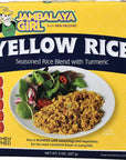 Jambalaya Girl Yellow Rice Seasoned Rice Blend with Turmeric 8 oz 1 Pack