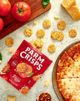 ParmCrisps - Pizza Cheese Parm Crisps, Made Simply with 100% REAL Cheese | Healthy Keto Snacks, Low Carb, High Protein, Gluten Free, Oven Baked, Keto-Friendly | 1.75 Oz (Pack of 6)