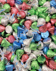 Hershey Kisses  2lb Bulk Milk Chocolate Kisses Candy  Individually Wrapped Kisses in Pastel Foils  2 Pound Bulk Candy