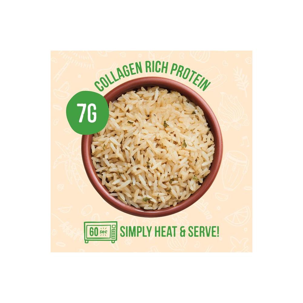 A Dozen Cousins Microwave Rice Cooked in Chicken Bone Broth 7g Protein with Collagen Rice for Meals Sides 3 Flavor Variety Pack 6 Pack - Whlsome - Grocery (Other)