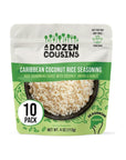 A Dozen Cousins Rice Seasoning Sauce Packets Season and Prepare Your Own Rice Dishes 10 Pack Caribbean Coconut Rice 4 oz Packet - Whlsome - Sauces & Dips