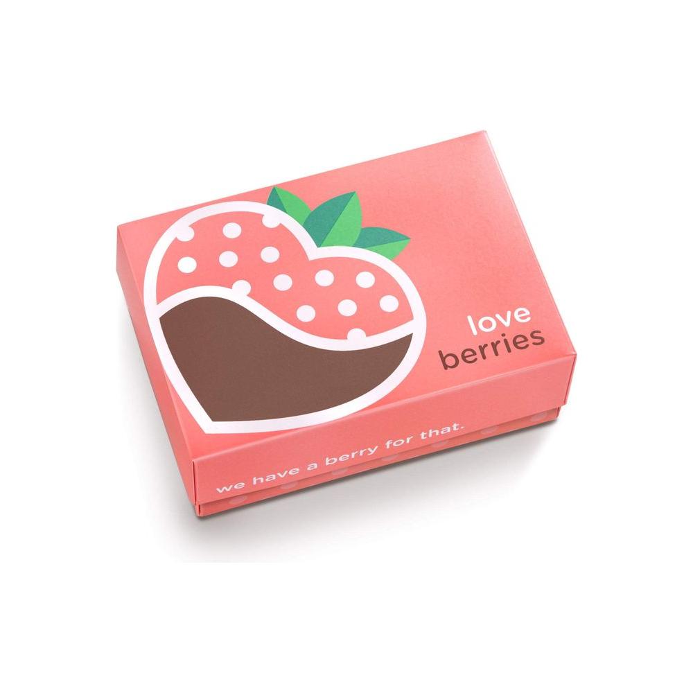 A Gift Inside 18 Berry Bites Chocolatey Covered Strawberries Fun Size - Whlsome - Candies &amp; Chocolates