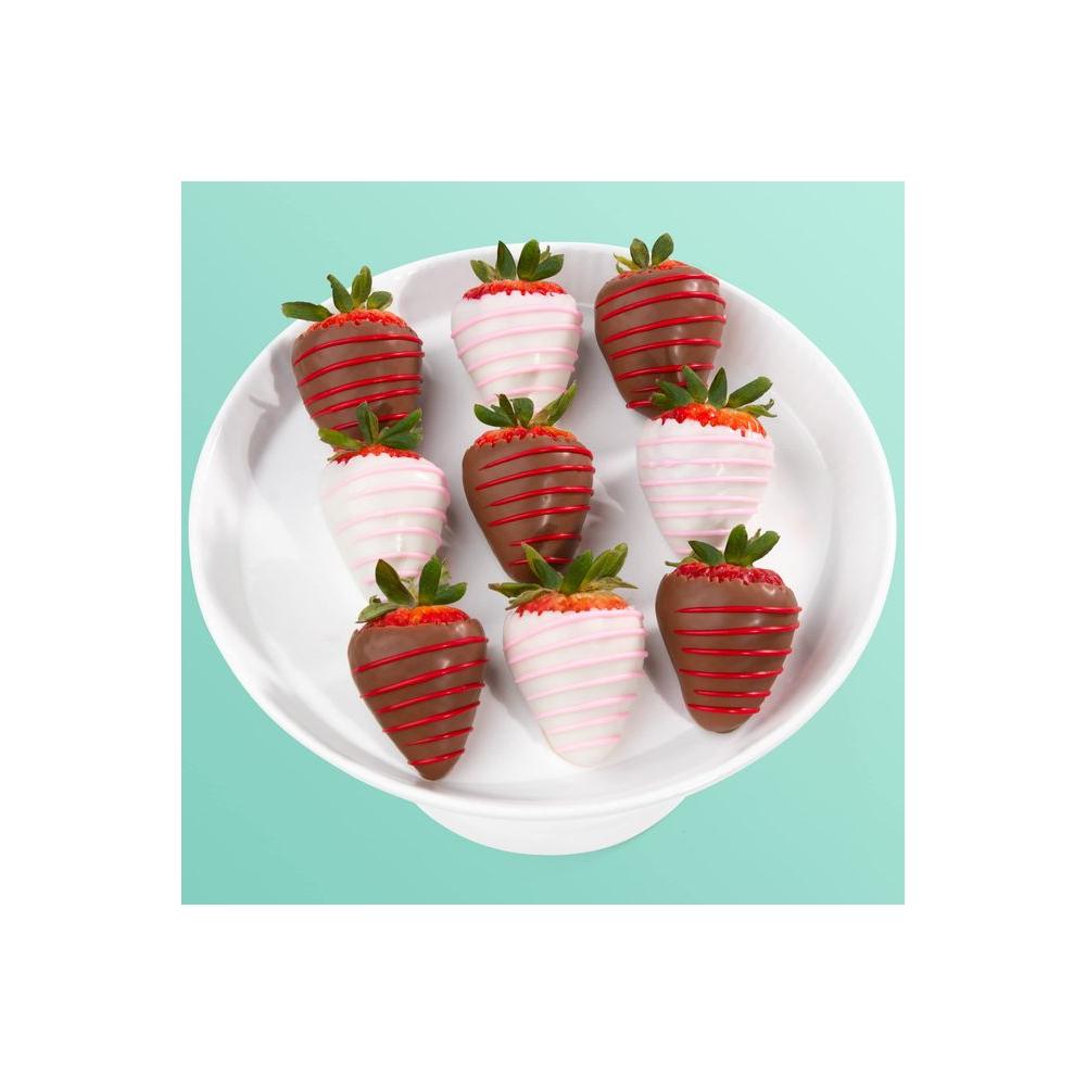 A Gift Inside Love Bites Dipped Strawberries 9 Fun Size Berries - Whlsome - Unsorted