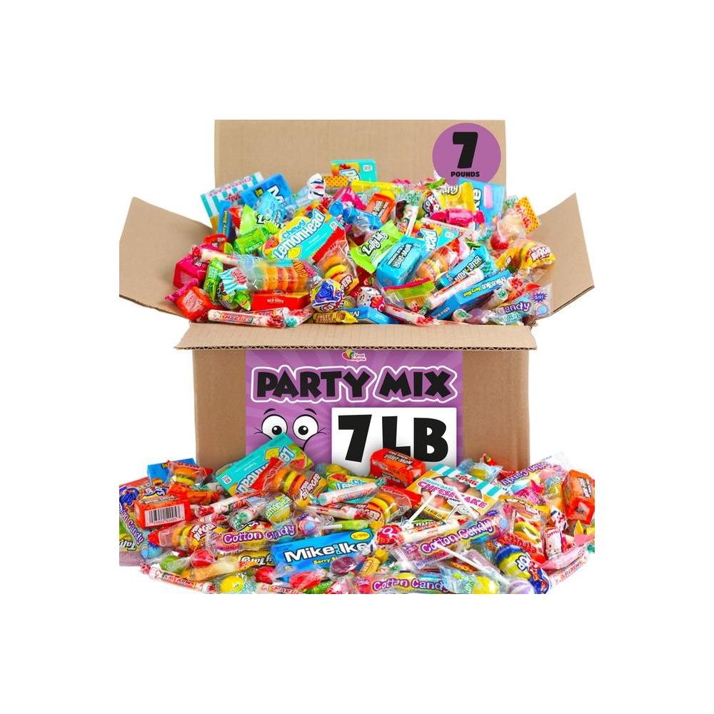 A Great Surprise Assorted Candy Mix 7 Pound BOX Individually Wrapped Candies Pinata Candy Mix - Whlsome - Candies &amp; Chocolates