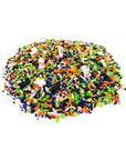 A Haunted House Party - 4 Oz Resealable Bag - Halloween Themed Sprinkles - Featuring Small Eyes, Pumpkins, with Purple, Lime Green, Orange Jimmies and More - Cake and Ice Cream Sprinkles - Whlsome - Grocery (Other)