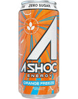 A SHOC Orange Freeze Energy Drink 16 fl oz can Pack of 12 - Whlsome - Sports Nutrition