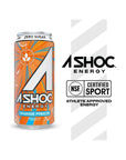 A SHOC Orange Freeze Energy Drink 16 fl oz can Pack of 12 - Whlsome - Sports Nutrition