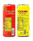 A Siciliana Italian Soda Variety Pack 115 Ounce Each Total Count of 4 Sicilian Blood Orange Soda 2 Pack and Sicilian Lemon Soda 2 Pack with 4 Pieces Mints 1 Grocery Restock Card by IntFeast - Whlsome - Grocery (Other)