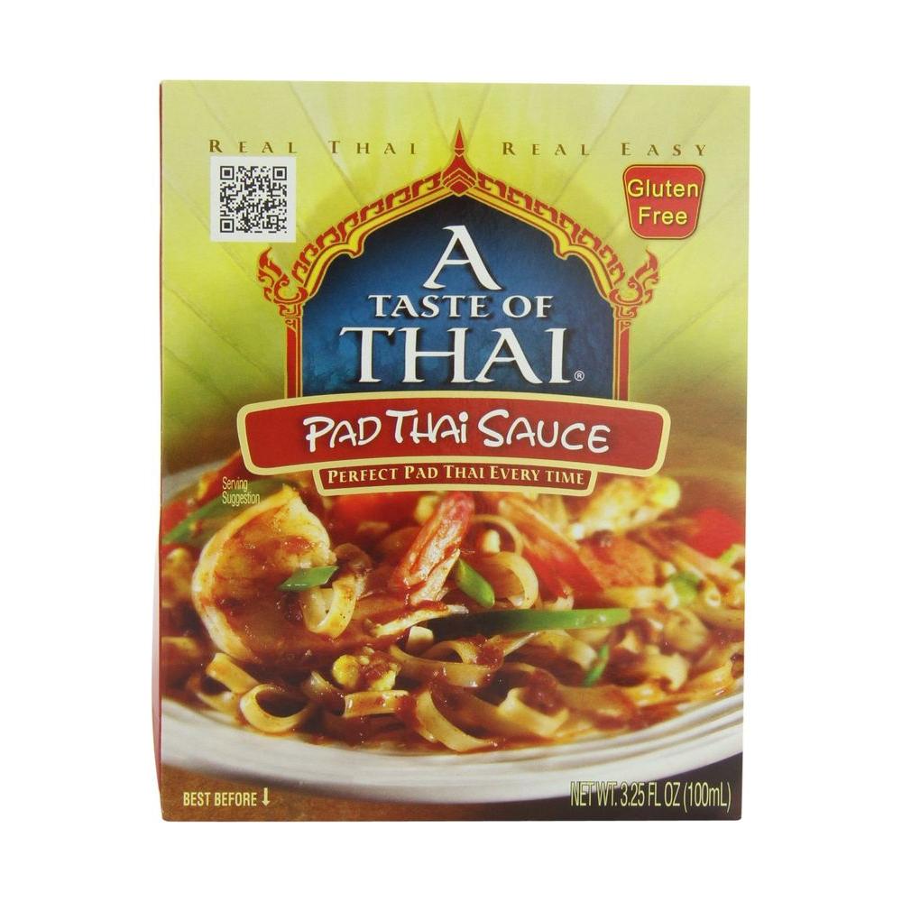 A Taste of Thai Pad Thai Sauce Packets 325 oz 12 pk - Whlsome - Noodles