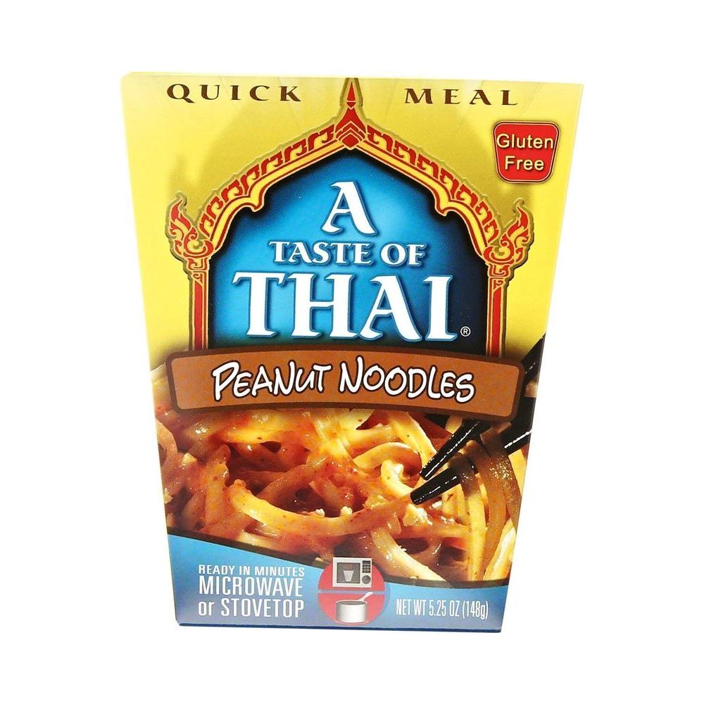 A Taste of Thai Peanut Noodles 525oz Single Pack Heat Eat Instant Noodles Flavored with Classic Thai Sauce GlutenFree Ideal Vegan Meal Perfect Side for Chicken Fish Meat Entrees - Whlsome - Sauces & Dips