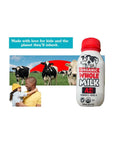 A2 Whole Milk Organic Shelf Stable Whole Milk Bottle Kirkland Grass Fed Milk has Vitamin D A2 Protein Plus BETRULIGHT Fridge Decal Single Serve 80 Fl oz Pack of 18 - Whlsome - Flavored Milk