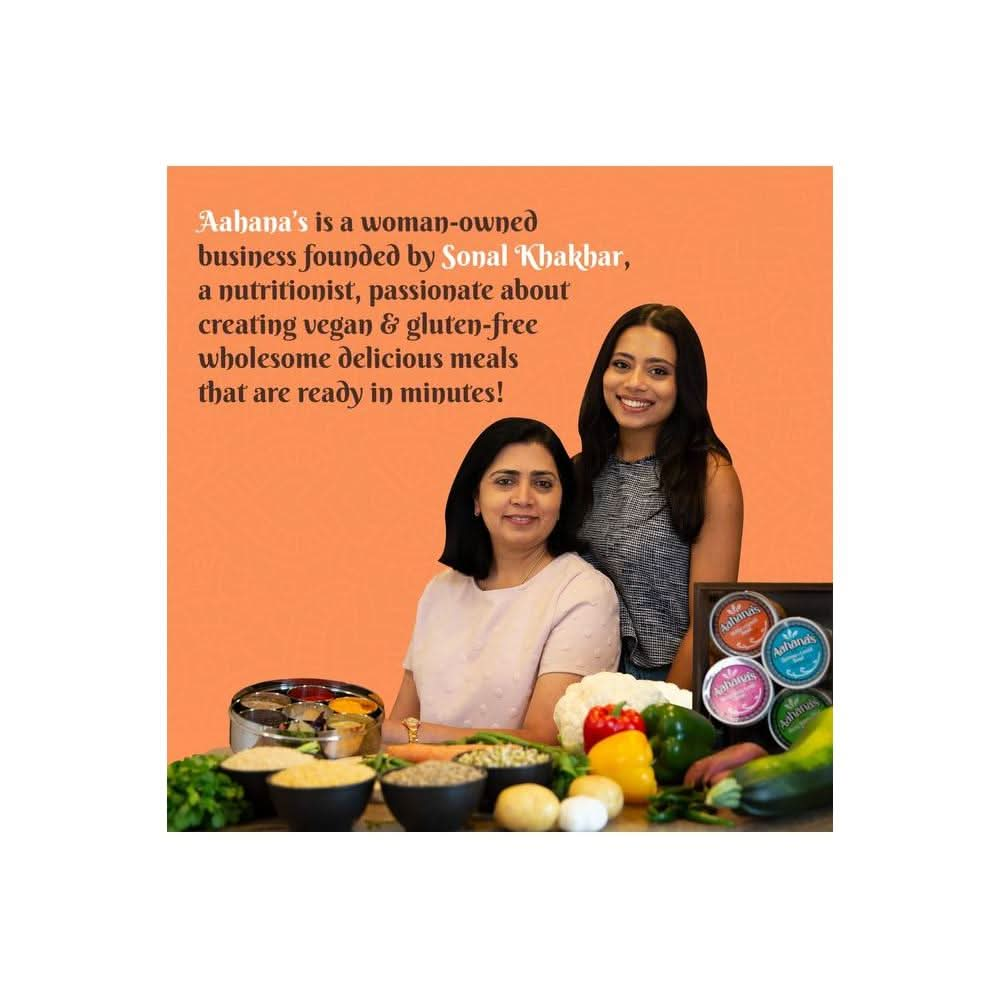 Aahanas Madras Quinoa Lentil Bowl Vegan Food Gluten Free Meals Kosher NonGMO PlantBased Meals Ready To Eat Indian Food Vegetarian Food Just Add Water No Refrigeration 4 Pack - Whlsome - Grocery (Other)