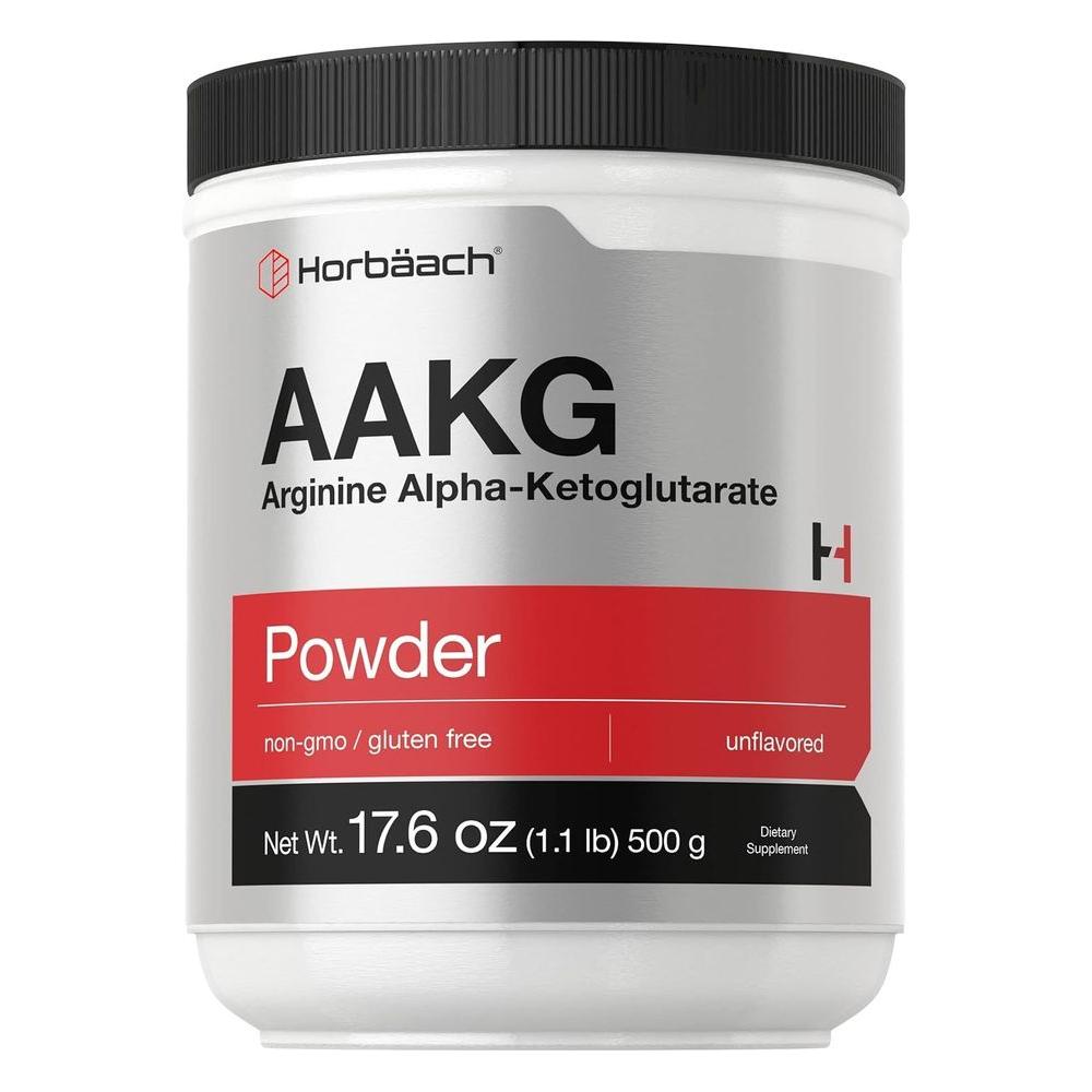 AAKG Powder Arginine Alpha - Ketoglutarate 1.1lbs (17.6 oz) - Whlsome - L Arginine