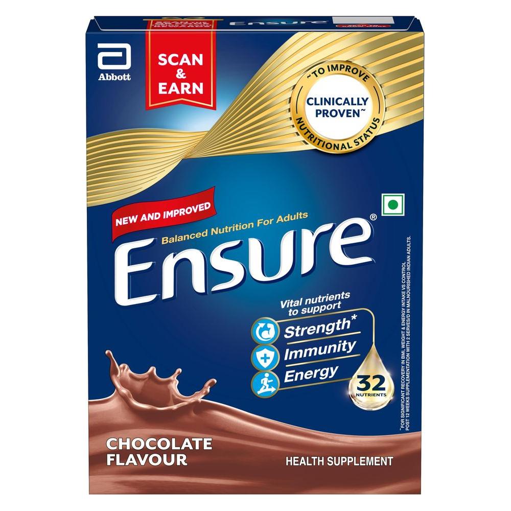 Abbott ensure Chocolate flavour 400gram low sugar previously know as glucerna sr - Whlsome - Energy Drinks