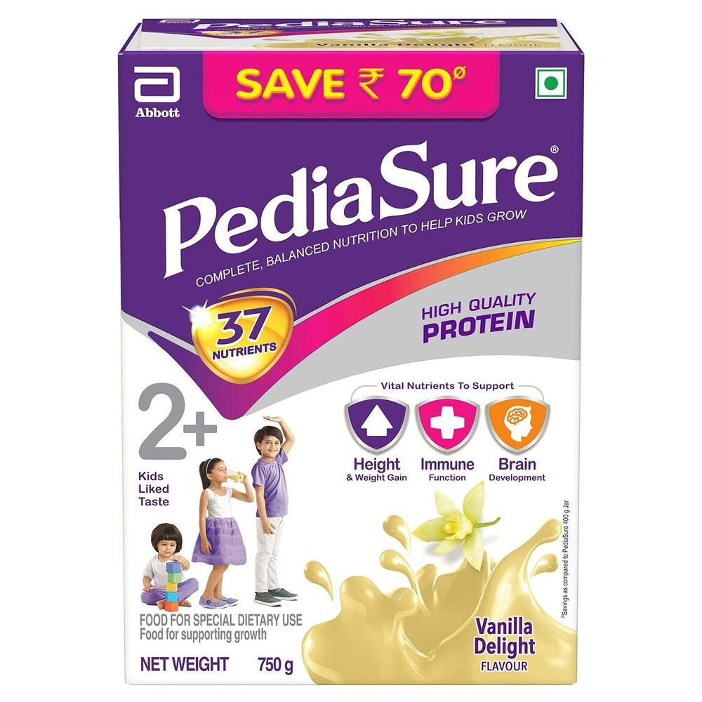 Abbott Pediasure Vanilla Refill Pack 750gm - Whlsome - Nutritional Shakes