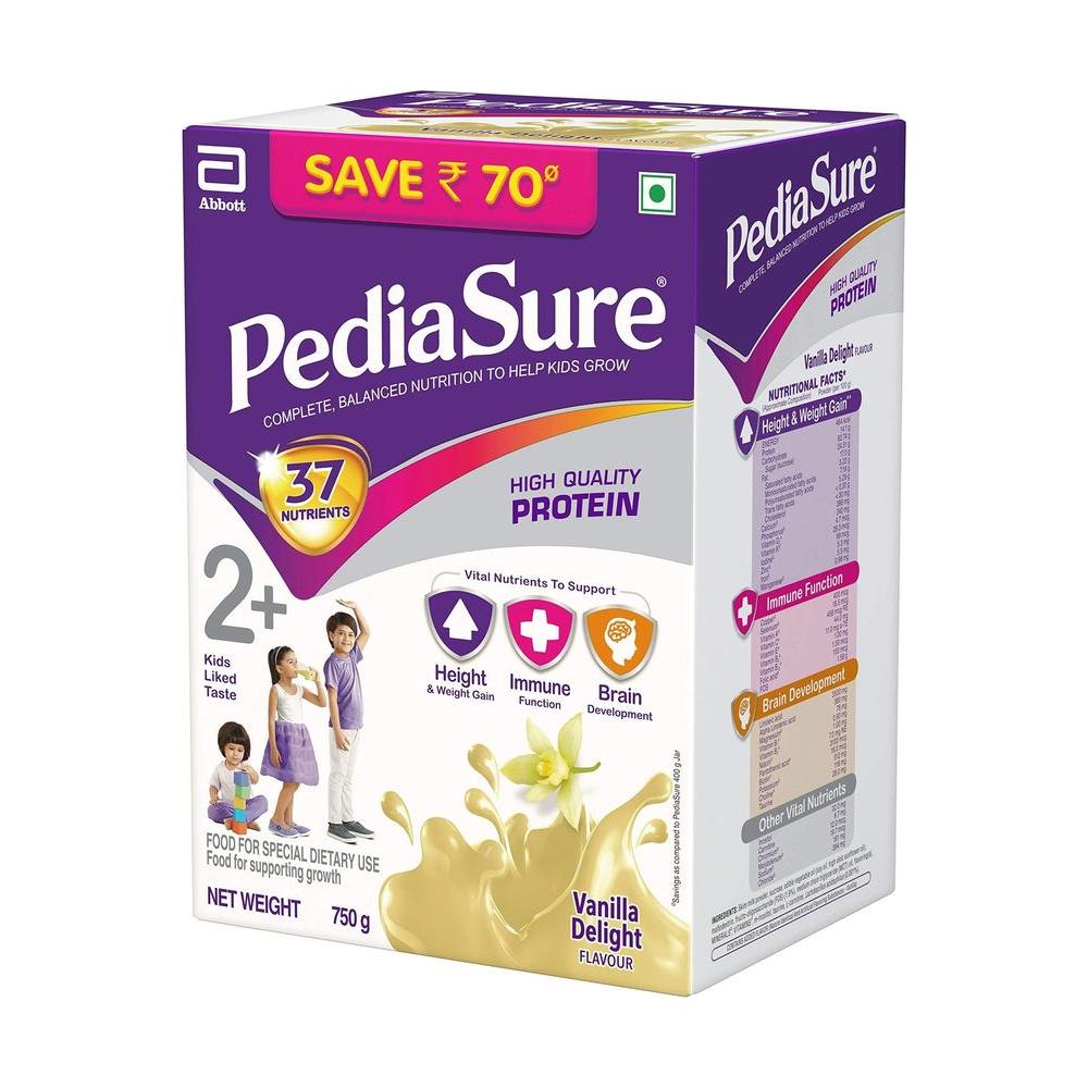 Abbott Pediasure Vanilla Refill Pack 750gm - Whlsome - Nutritional Shakes