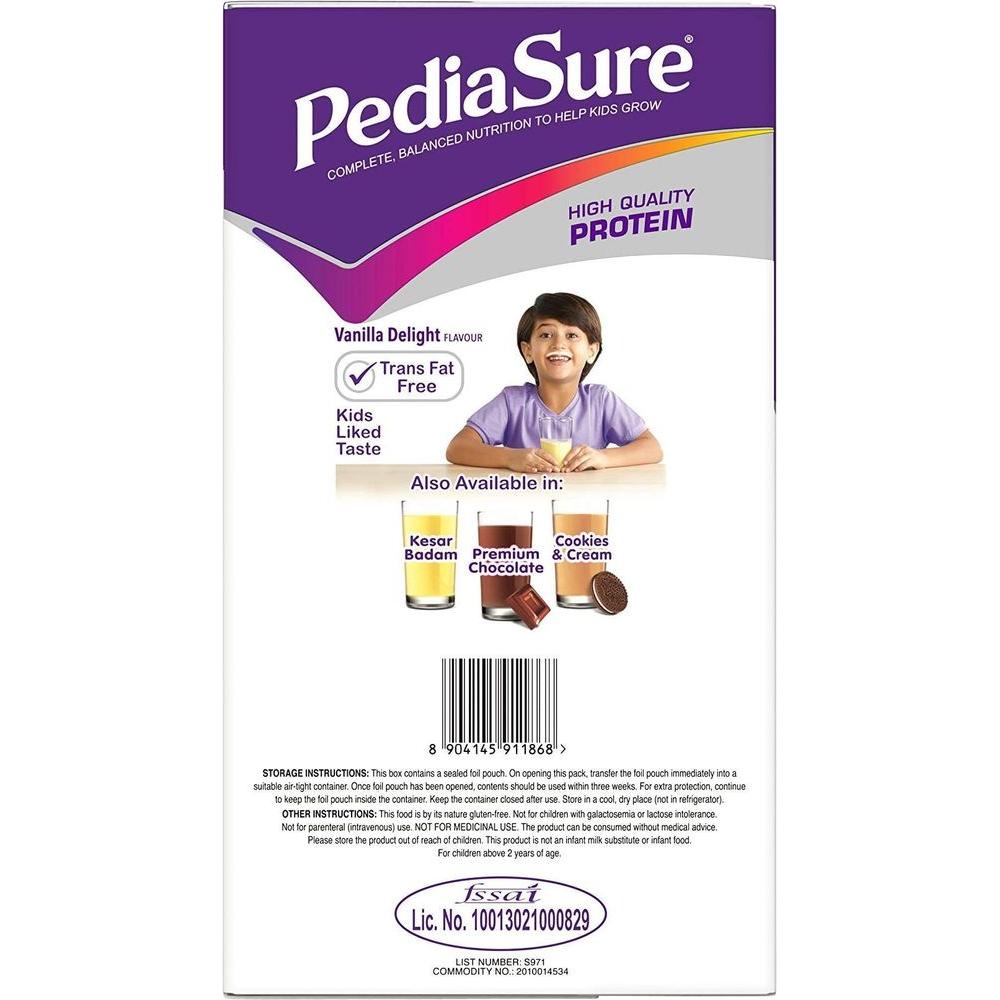 Abbott Pediasure Vanilla Refill Pack 750gm - Whlsome - Nutritional Shakes