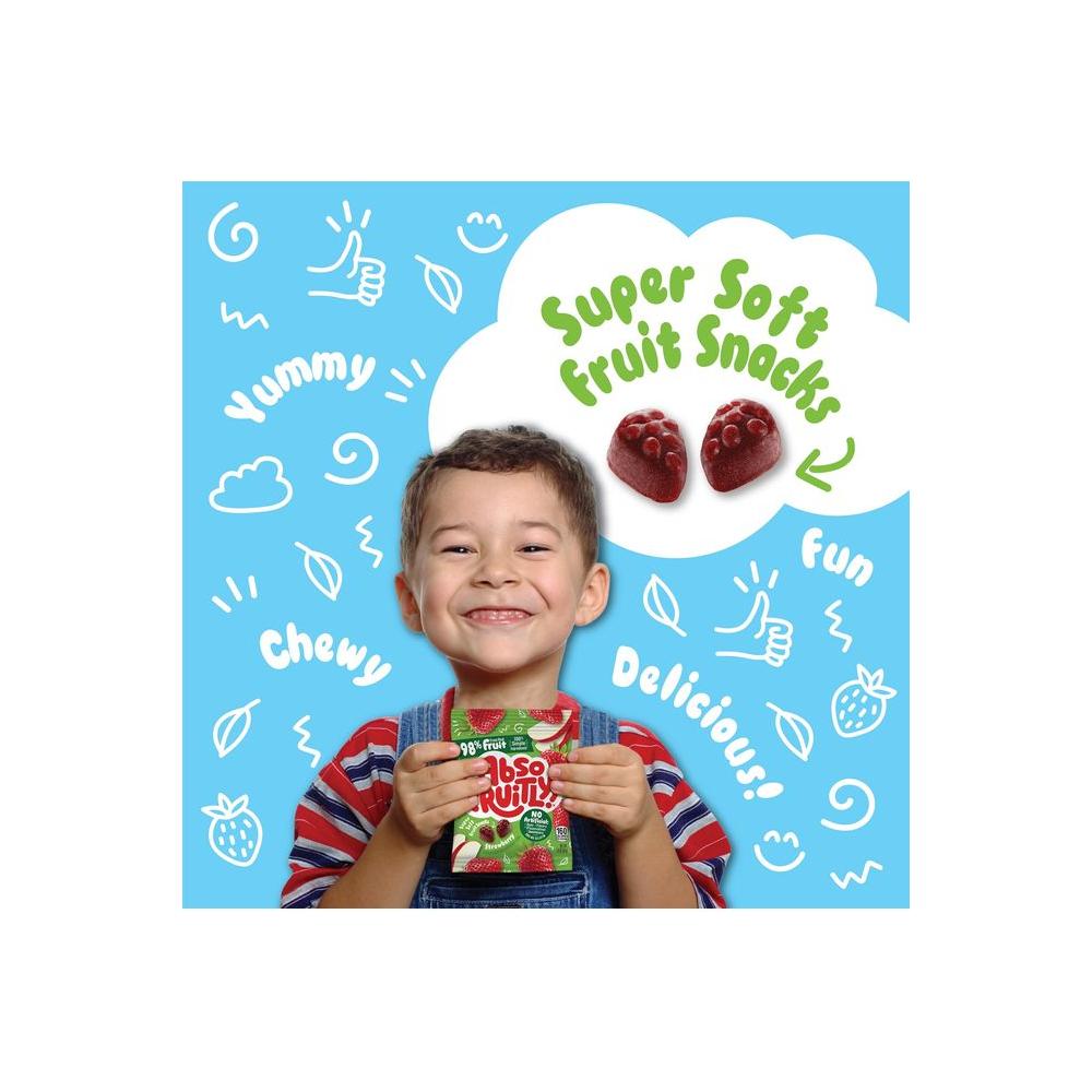 Absofruitly 98 Real Fruit Snacks Deliciously Sweet Soft Chewy Plant Based Healthy Snacks Individually Wrapped Gummy Snacks for Kids 6 Large Fruit Snack Bags 18oz each - Whlsome - Fruit Snacks