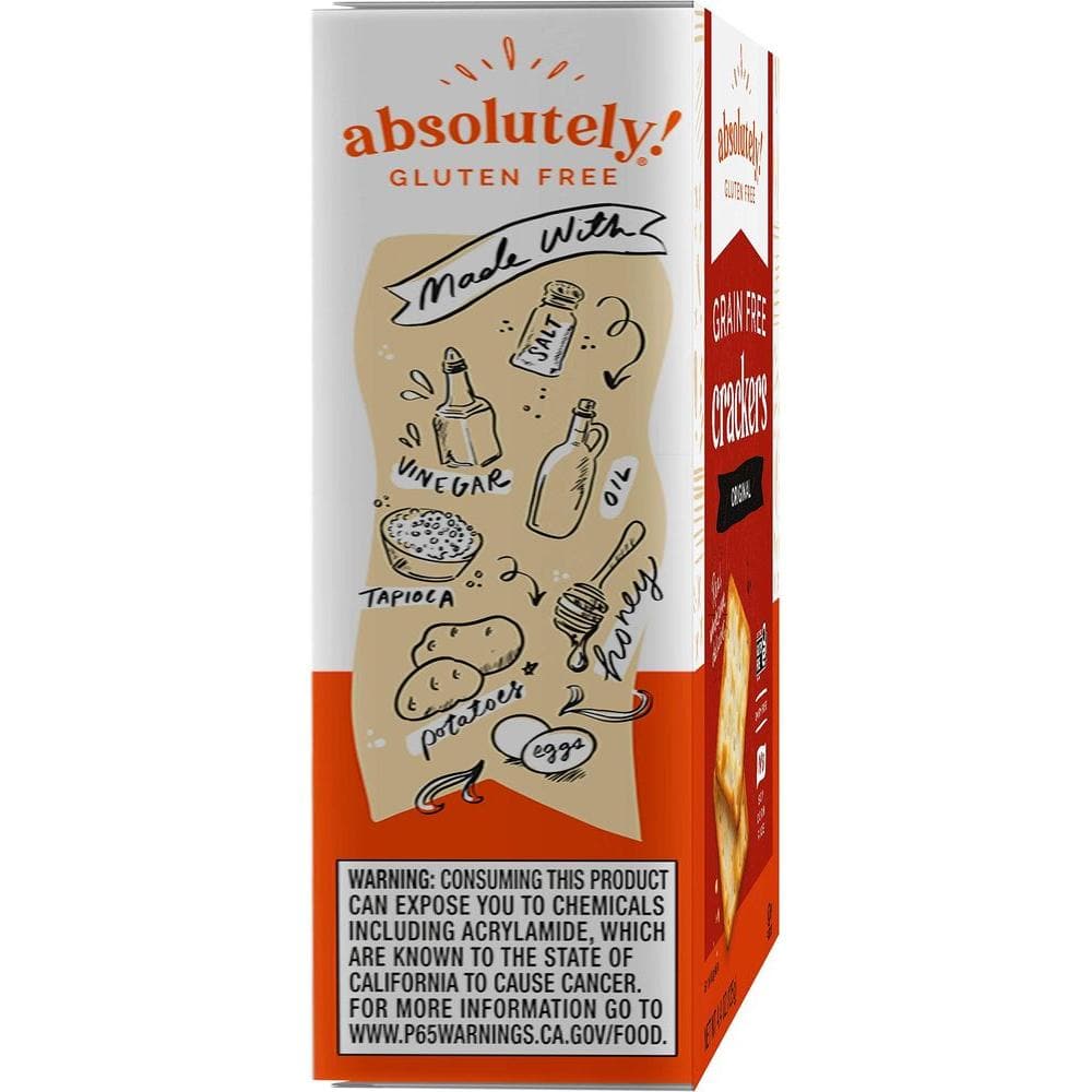 Absolutely Gluten Free Original Crackers 44 Ounce Pack of 3 - Whlsome - Snacks