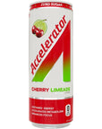 Accelerator Cherry Limeade Energy Drink 12 fl oz can Pack of 12 - Whlsome - Energy Drinks