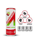 Accelerator Cherry Limeade Energy Drink 12 fl oz can Pack of 12 - Whlsome - Energy Drinks