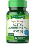 Acetyl L - Carnitine HCL | 1000mg | 30 Capsules | ALCAR | Non - GMO, Gluten Free Supplement | by Nature's Truth - Whlsome - Vitamins & Supplements