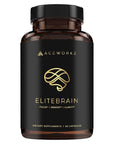 ACEWORKZ Elite Brain - Nootropic Brain Supplement for Focus, Memory, & Mental Clarity - ALCAR, Lions Mane, ALA, L - Theanine, Vitamin B Complex - Natural Energy, Caffeine - Free (60 Capsules) - Whlsome - Vitamins & Supplements