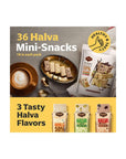 Achva Kosher Vanilla Cocoa Beans and Pistachio Mini Halva Bars Snack Bag 18ct Each Bar 04oz Net Wt 76oz Pack of 2 Vegan Kosher Individually Wrapped - Whlsome - Unsorted