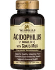 Acidophilus W/Goat Milk Caps 100's Windmill - Whlsome - Dietary Fiber