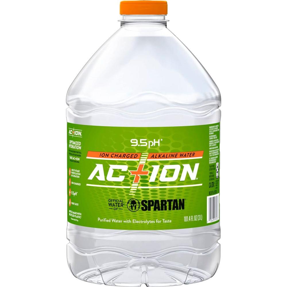 Acion Ion Charged Alkaline Water 3 Liter Water Bottle - Whlsome - Sports Drinks