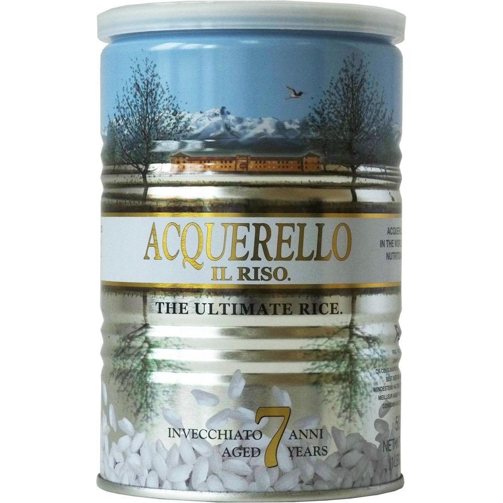 Acquerello Italian 7 Year Aged Risotto Rice 176 Oz Tin - Whlsome - CEREAL