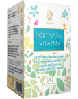 ACTIF Postnatal Vitamin with 25+ Organic Vitamins and Organic Herbs, Nursing and Lactation Supplement, Supports Baby's Brain Development, Non - GMO, Made in USA, 90 Count - Whlsome - Prenatal Vitamins