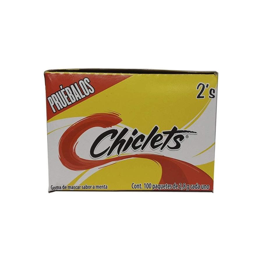 Adams Gum 100 x 2 units Chiclets Pack of 1 - Whlsome - Chewing & Bubble Gum