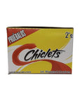 Adams Gum 100 x 2 units Chiclets Pack of 1 - Whlsome - Chewing & Bubble Gum