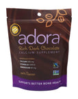 Adora Calcium Supplement, Fairtrade Dark Chocolate, Single Pack - 30 ct - Whlsome - Sports Nutrition