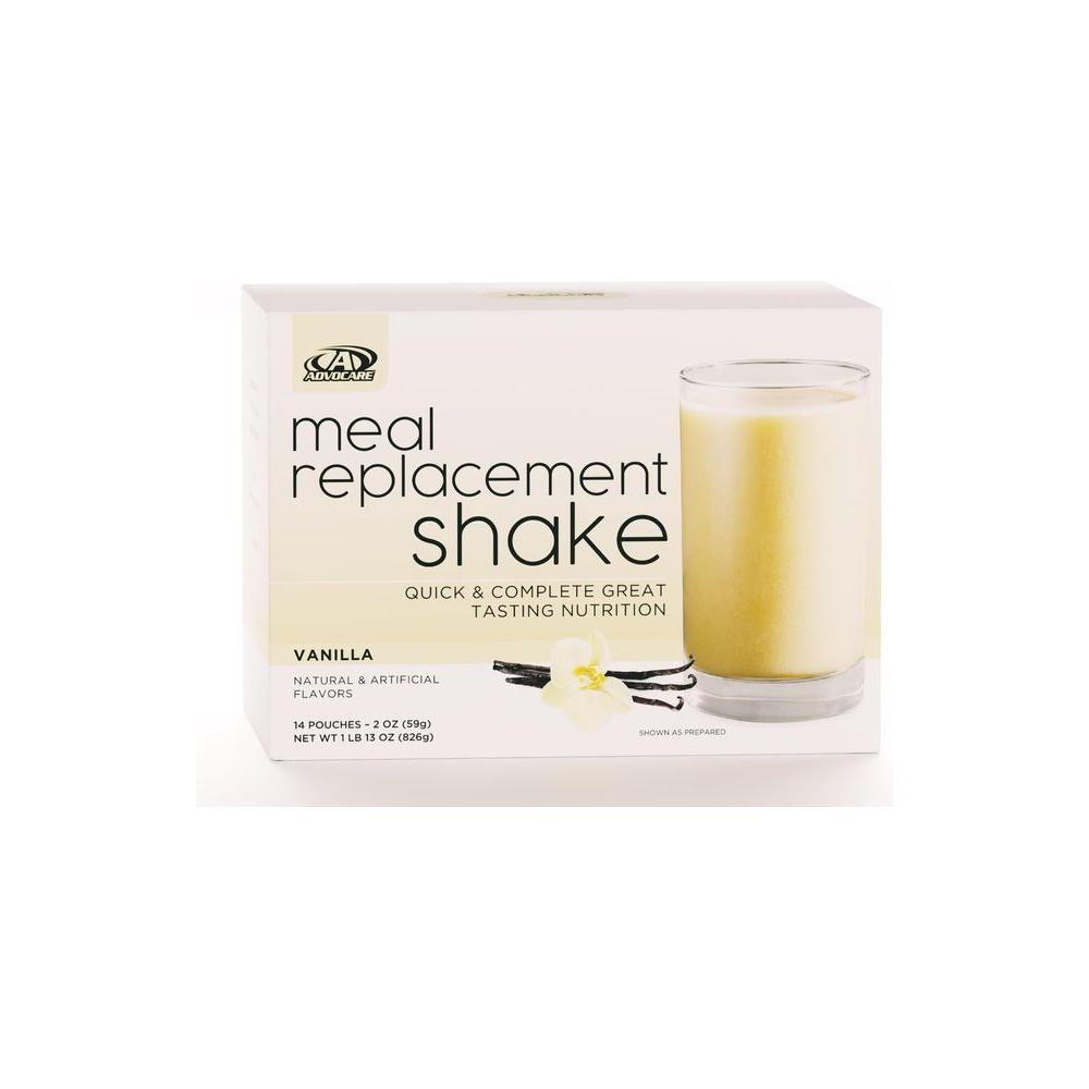 AdvoCare Meal Replacement Shakes Vanilla 14 Pouches 288 Ounces - Whlsome - Grocery (Other)